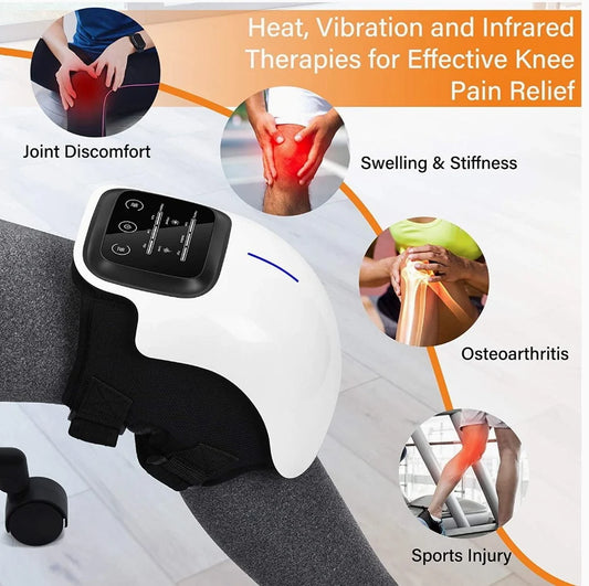 Viravelle™ Knee Massager with heat fire , Cordless Knee Massager